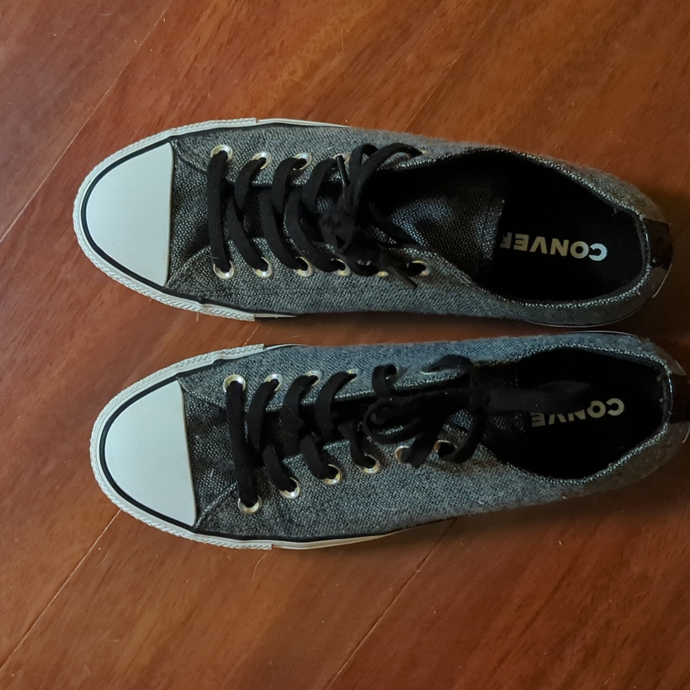 Grey and Black Converse All Star Size 10